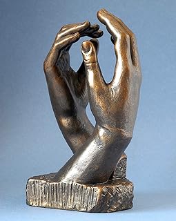 Rodin Sculpture - Le Cathédrale - La Cathédrale/Mains - H17cm, d